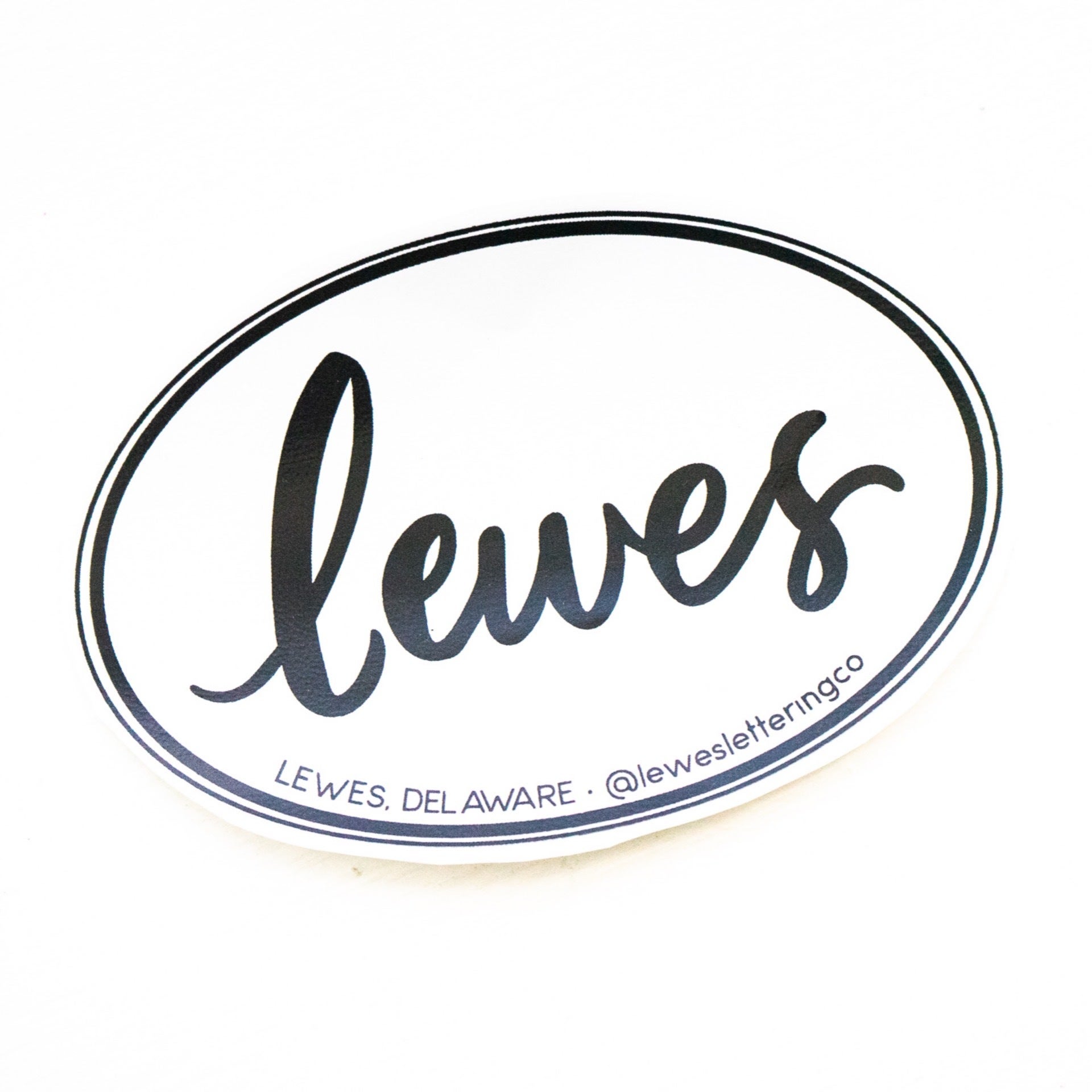 Lewes Sticker  Lewes Lettering Co.